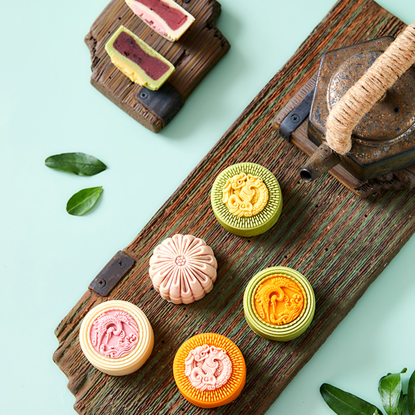 New school elegant food - colorful peach mountain series