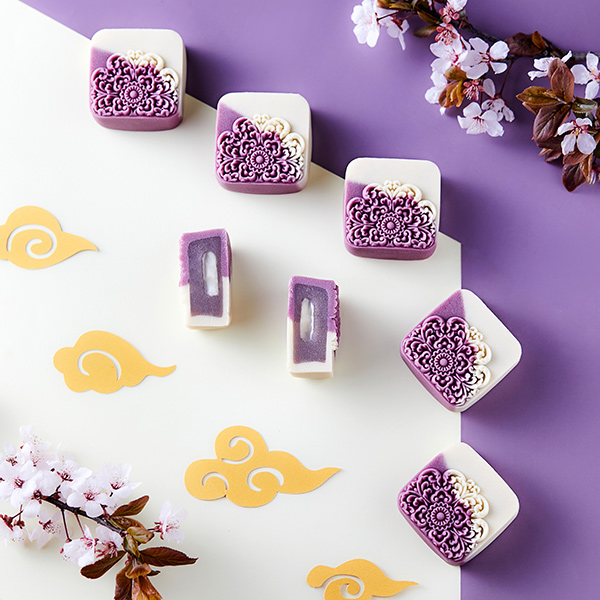 Creamy taro filling + flow-core cheese