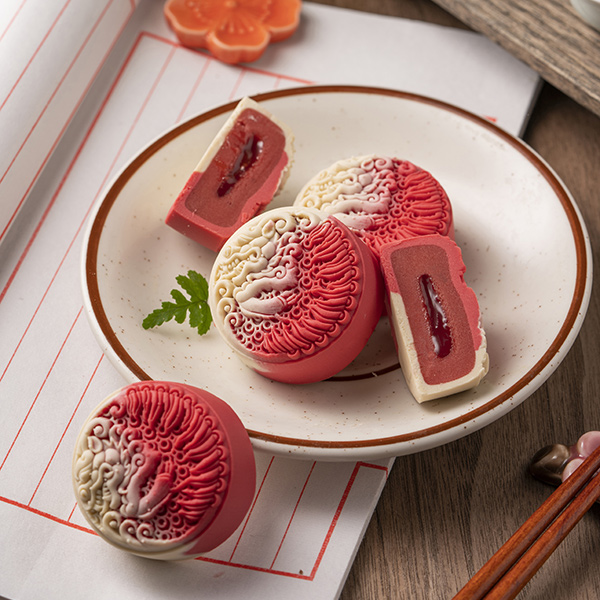 Roselle stuffed with hawthorn and plum
