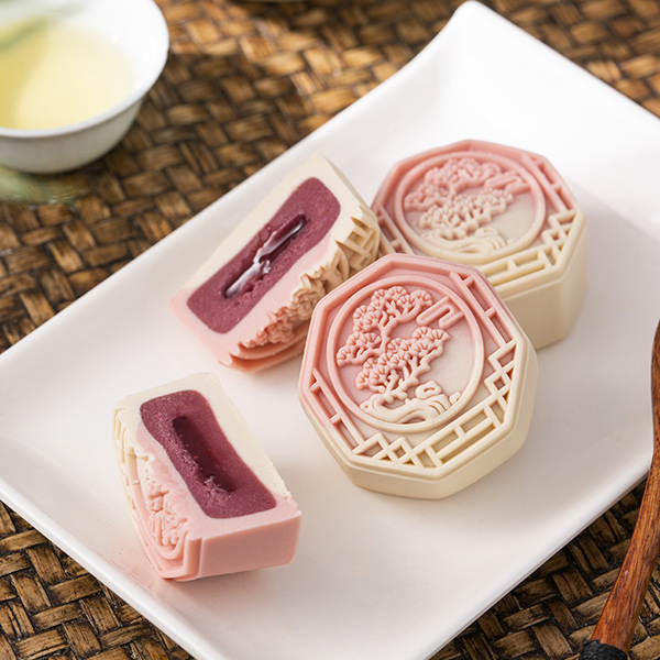 Lychee raspberry cheese yogurt filling