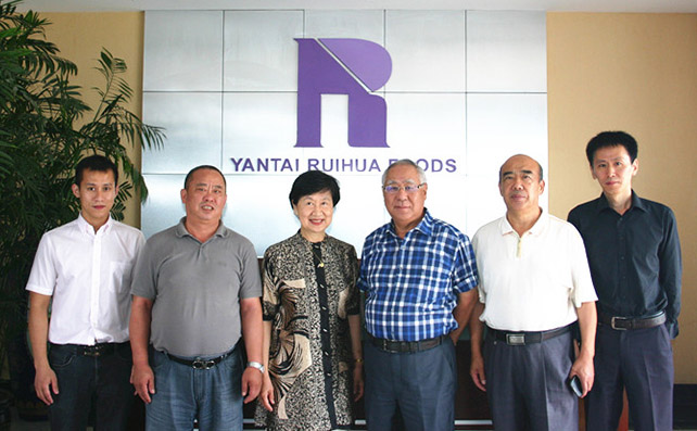 台湾食品科技学会理事长孙璐西教授来我司访问